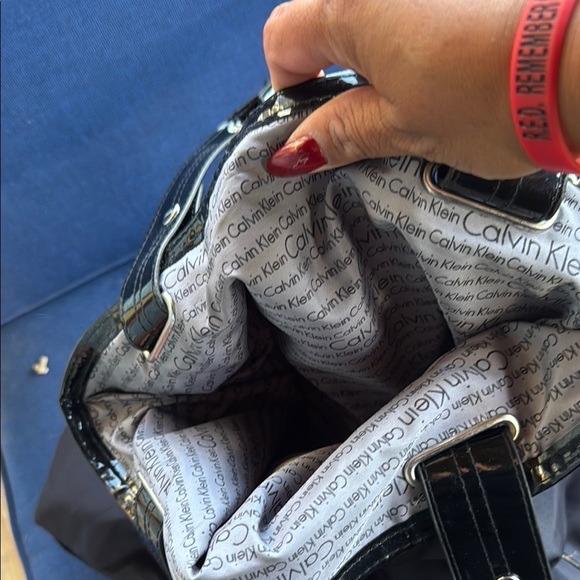 Calvin Klein Black Tote with Silver Accents and Spacious Design - Picture 8 of 8